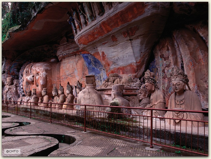 Chongqing, Dazu Rock Carvings, China